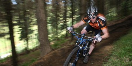 Tauranga rider Kris Snow. Mountainbiking in the Whakarewarewa Forest near Rotorua is now bringing in more money than the wood produced from it. File photo Joel Ford.

