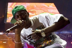 Dizzee Rascal performs at the 2008 Big Day Out. Photo / Richard Robinson