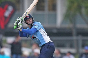 Auckland's Martin Guptill smashed an undefeated 68. Photo / Getty Images
