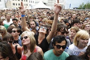 Fans enjoy the 2011 Laneway Festival. Photo / Steven McNicholl