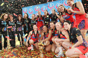 The victorious Waikato-Bay of Plenty Magic will celebrate their ANZ Championship crown with a parade in Tauranga and a reception in Hamilton tomorrow. Photo Mark McKeown/Musae Studios
