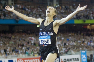 Nick Willis wanted to be like his boyhood hero John Walker. Photo / AP.