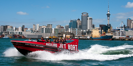 Auckland Jet Boat Tours. Photo / Action Adventure Videos