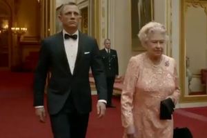 Daniel Craig and the Queen on a mission. Photo / Supplied