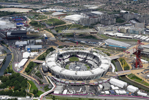 The Olympic stadium in London. Photo / AP
