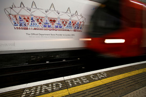 The roads are choked and the underground is packed. Photo / AP