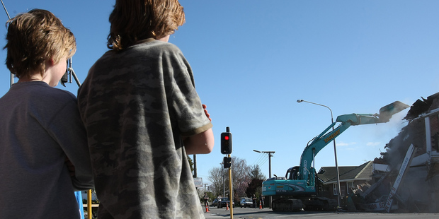 With the Christchurch rebuild yet to gather pace, monetary policy is carrying the burden of supporting the economy through a tepid recovery. Photo / Greg Bowker