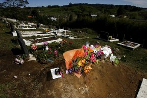 The grave of James Takamore. Photo / Dean Purcell