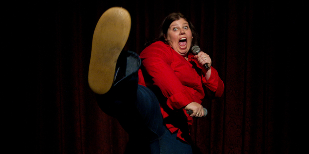 ‘You get that laugh and it feels fantastic. You make them happy. People have come out after a hard day, it’s shit at home and you make them laugh.’ - Urzila Carlson. Photo / Sarah Ivey
