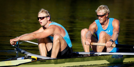 Hamish Bond and Eric Murray are hoping for Olympic glory. Photo / Christine Cornege