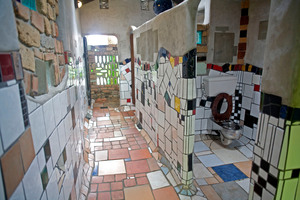The Hundertwasser toilet in Kawakawa Northland. Photo / File