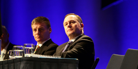 Bill English has slipped ahead of his leader John Key in the Cabinet ratings. Photo / Michael Craig