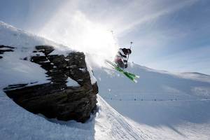 Skiing at Treble Cone. Photo / Sarah Ivey