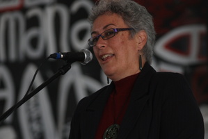 Professor Margaret Mutu accused white immigrants of bringing racist attitudes. Photo / APN