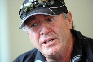New Zealand cricket coach John Wrigh is leaving soon. Photo / NZPA