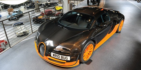 The Bugatti is the world's fastest car, at 434 km/h. Photo / Supplied