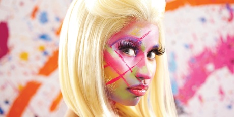 Dolled up: Nicki says her Caribbean roots have likely influenced her love of dressing up. Photo / Supplied