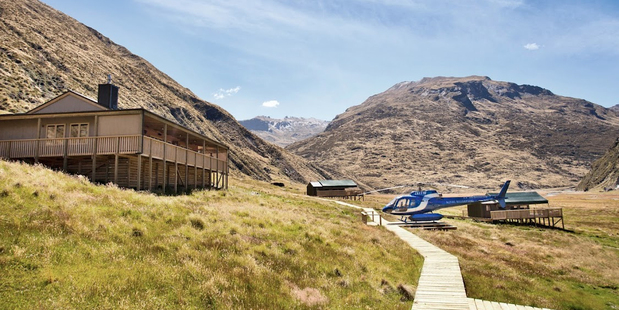 Minaret Station, on the western shores of Lake Wanaka, offers four tented 'suites' where guests can relax in luxury while taking in the magnificent scenery. Photo / Supplied