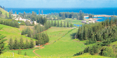 Tourists have an easy time of navigating Norfolk Island, which is just 35 sq km, and some local knowledge will help them appreciate the significance of landmarks. Photo / Kerri Jackson