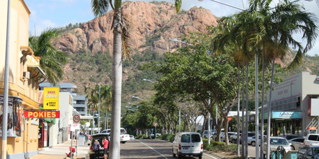 Townsville, with Castle Hill in the background. Photo / Colin Espiner