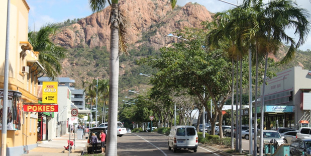 Townsville, with Castle Hill in the background. Photo / Colin Espiner