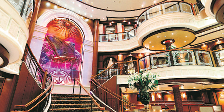 The Queen Victoria's Grand Lobby. Photo / Supplied