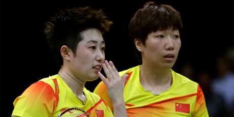 World doubles champions Wang and Yu, and their South Korean opponents were booed loudly at the Olympics for appearing to try and lose their group match to earn an easier draw. Photo / AP