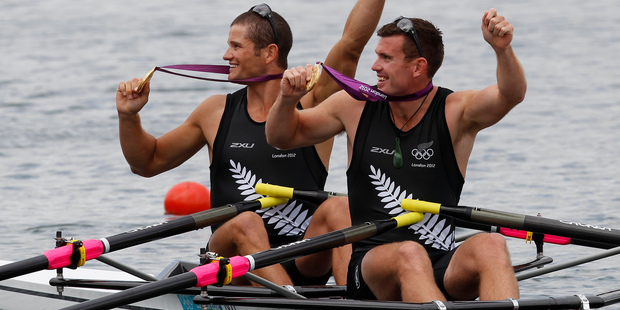 Nathan Cohen (left) and Joseph Sullivan's gold was the lift the New Zealand squad needed.Picture / Mark Mitchell