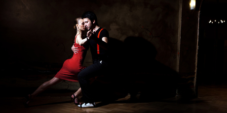 Tango dancers move as a single entity. Photo / Getty Images