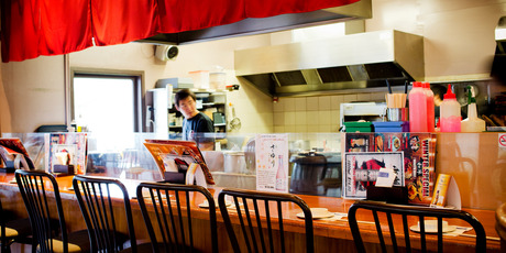 Endearing calls of welcome from the staff add to the vibrant atmosphere in Nishiki. Photo / Babiche Martens