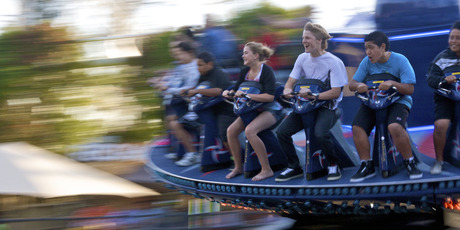 The Invader ride at Rainbow's End. Photo / Supplied