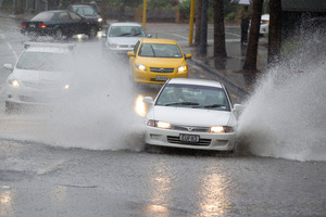 MetService issued heavy rain and severe gale warnings for many areas. Photo / Richard Robinson