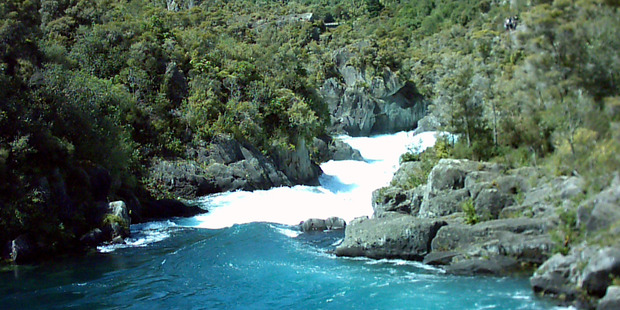 The mighty Waikato River's Aratiatia rapids. Photo / Stephen Russell