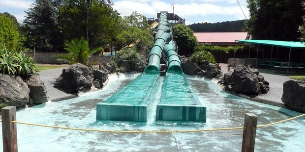 Waiwera Thermal Resort's hydroslides. Photo / APN