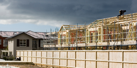 A Productivity Commission report says a distinctive feature of house-building in New Zealand is that new supply has tended to be large and relatively expensive houses targeted at the top end of the market. Photo / Paul Estcourt