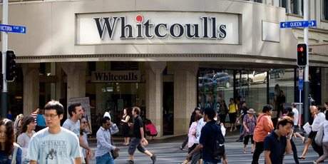 Whitcoulls plans to have most of the renovations at its Queen St shop completed in time for the shopping build-up to Christmas. Photo / Dean Purcell