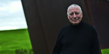 Alan Gibbs at his farm and sculpture park north of Auckland. Photo / Supplied