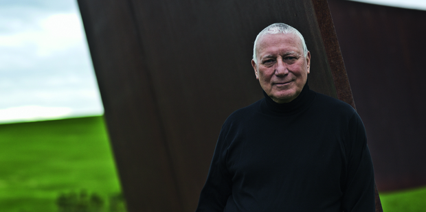 Alan Gibbs at his farm and sculpture park north of Auckland. Photo / Supplied