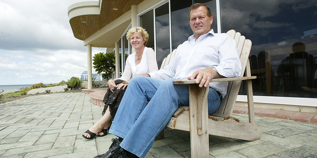 Colin Armer (right) with his wife Dale, in a 2006 photo taken on his election to the Fonterra board. Photo / Jimmy Joe