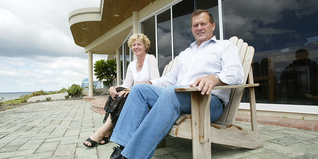 Colin Armer (right) with his wife Dale, in a 2006 photo taken at the time of his election to the Fonterra board. Photo / Jimmy Joe
