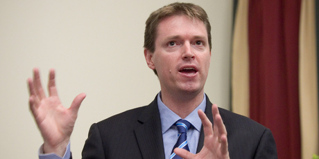 Conservative Party leader Colin Craig told TV3's 'The Nation' programme this morning that people chose to be homosexual and factors other than genetics could determine whether someone was gay. Photo / Natalie Slade