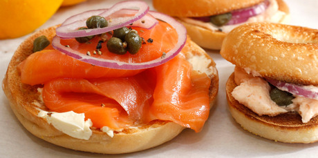 A salmon bagel each morning can benefit the brain's ability to remember. Photo / Janna Dixon