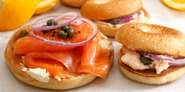 A salmon bagel each morning can benefit the brain's ability to remember. Photo / Janna Dixon