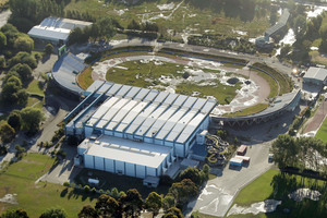 Christchurch's QEII Stadium complex was heavily damaged in the region's earthquakes and will be torn down.. Photo / Geoff Sloan