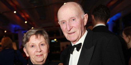 Lady Phyllis and Sir Murray Halberg at Olympic Gala Dinner. Photo / Norrie Montgomery