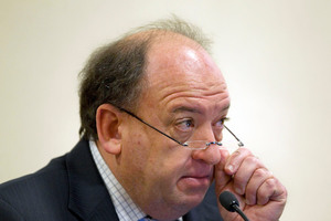Peter Whittall in the Greymouth District Court. Photo / NZPA