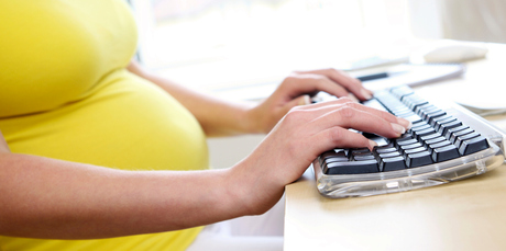 Working during the later stages of pregnancy may result in babies born with low birth weights, a study has found. Photo / Thinkstock