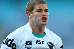 Penrith's Travis Burns will miss the rest of the NRL season after receiving a nine-match ban. Source / Getty Images