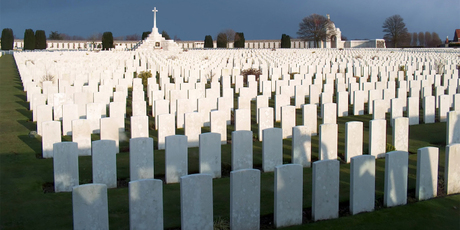 First World War graves in the Belgian town of Ypres. Photo / Thinkstock
