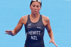 Andrea Hewitt was the best-placed Kiwi finisher in the Olympic women's triathlon in sixth place. Source / Mark Mitchell NZ Herald